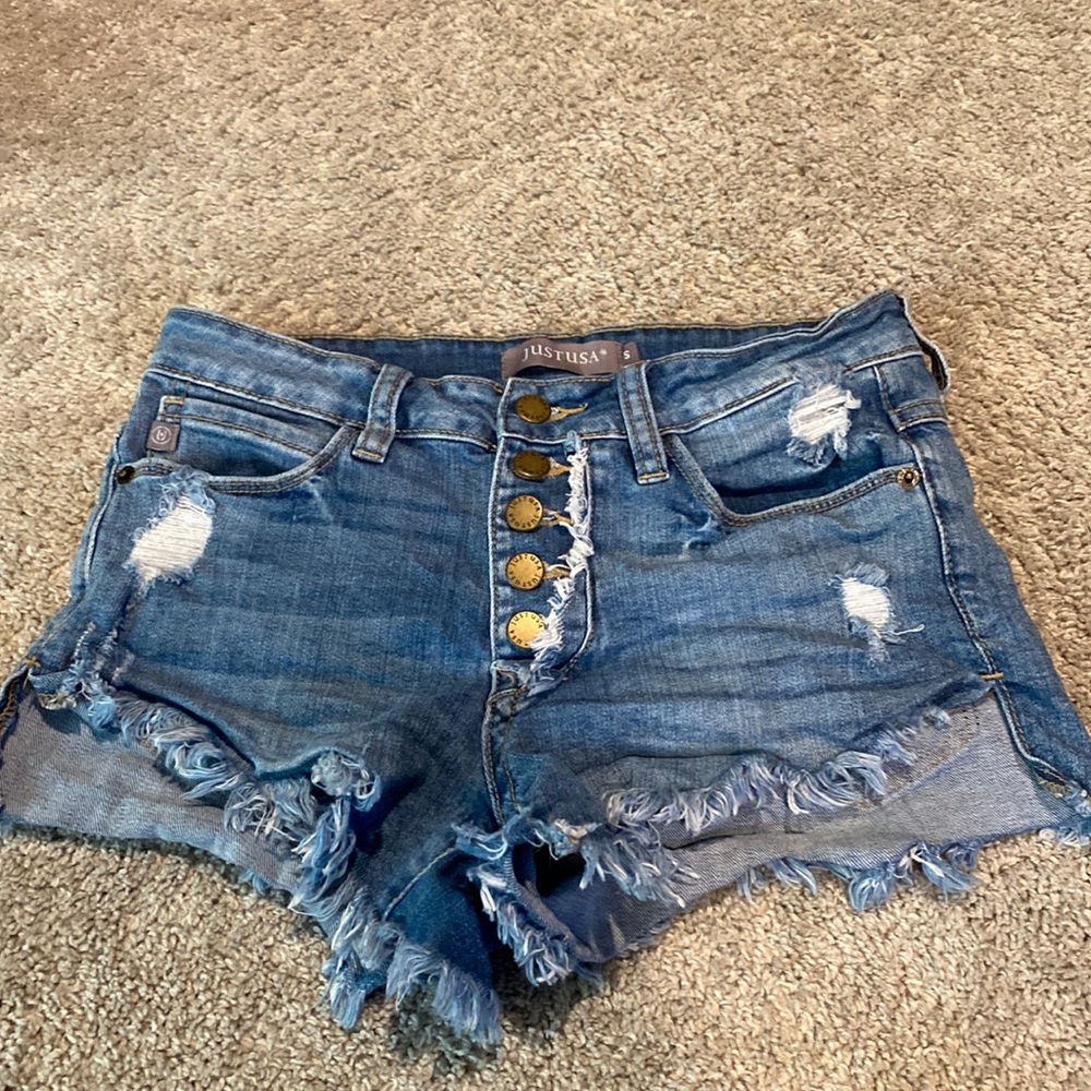 Just USA by Pink Lily Boutique small Jean shorts